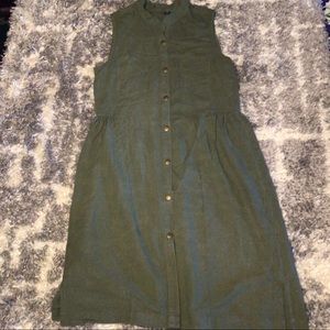 Made With Love ❤️ Military/Olive Green midi dress
